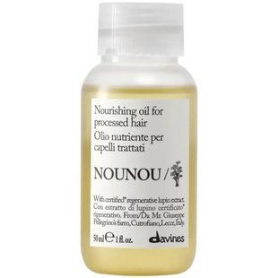 Відновлювальна олія для сухого та пошкодженого волосся Essential Haircare Davines NOUNOU Oil 70036 фото