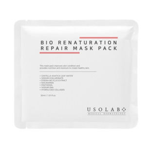 Відновлююча, заспокійлива та омолоджуюча маска Usolab Bio Renaturation Repair Mask Pack UL053 фото
