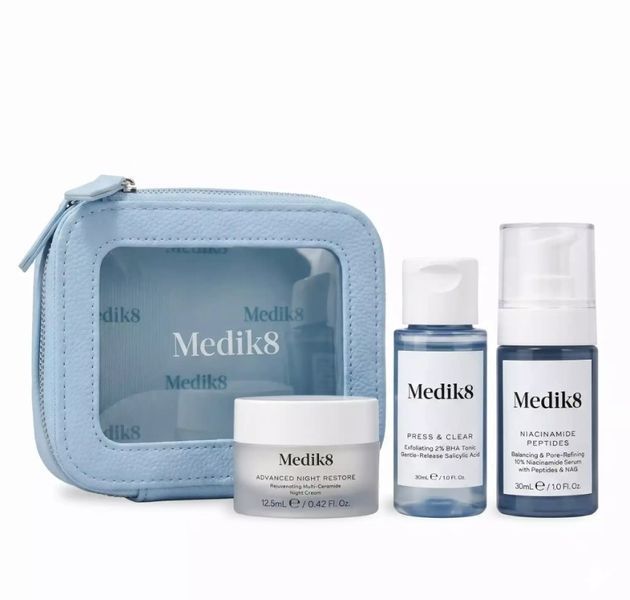 Набір для сяйва та комфорту шкіри у подорожах Medik8 Travel Ready Skin  KITLimited11 фото