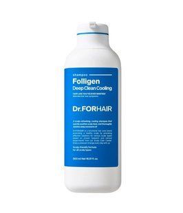 Глибокоочищуючий шампунь з ефектом охолодження Dr.Forhair Folligen Deep Clean Cooling Shampoo 8809669503684 фото